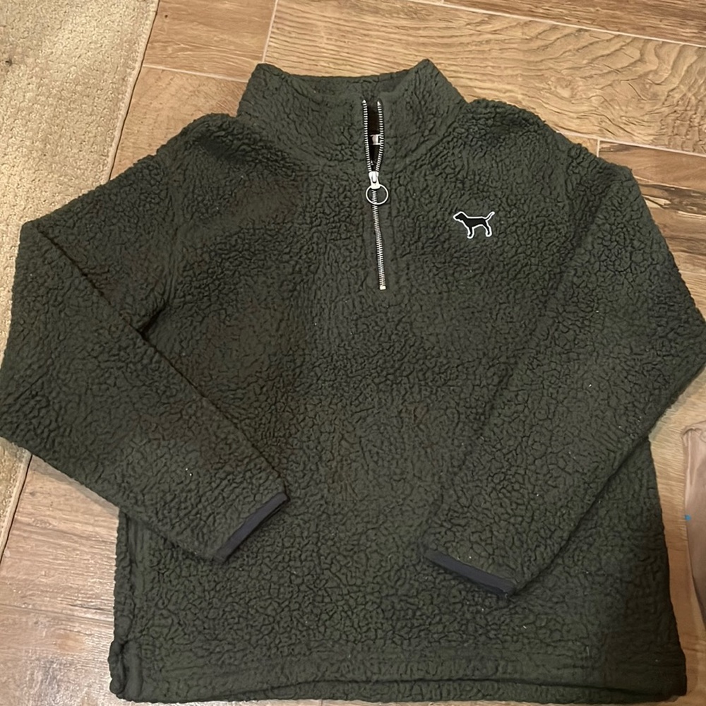 PINK zip up Sherpa